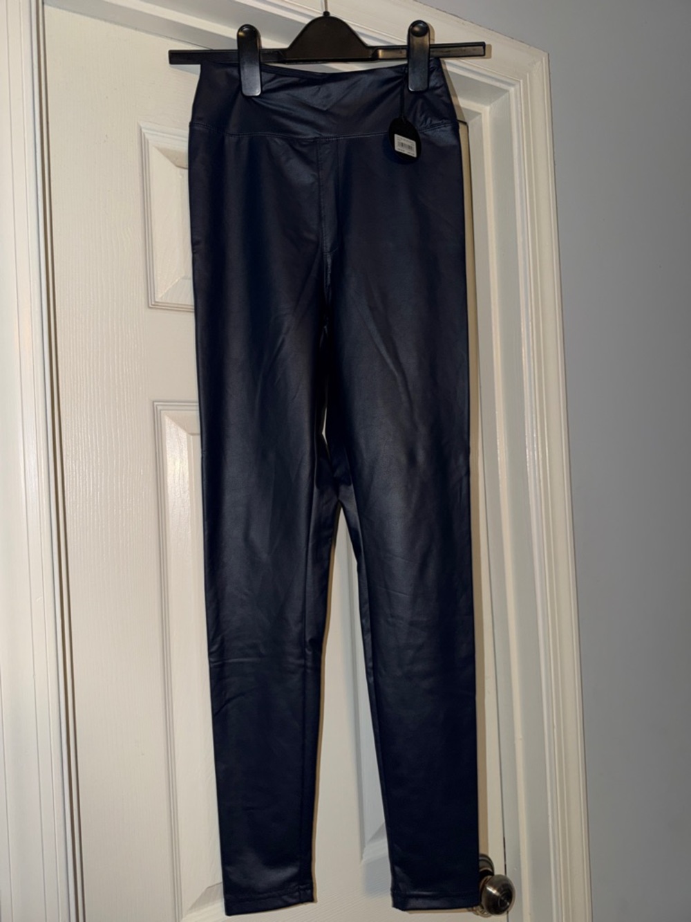 Offline By Aerie Navy Blue Faux Leather High-Waist Leggings